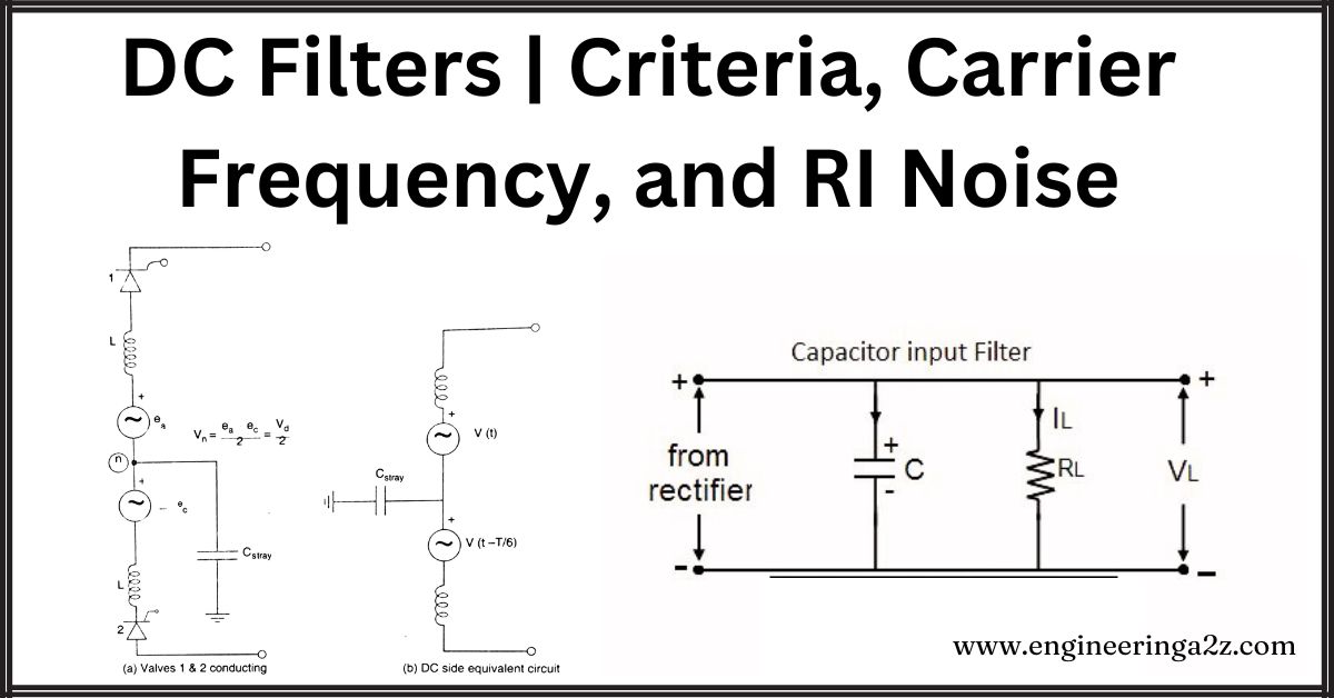 DC Filters | Criteria, Carrier Frequency, and RI Noise