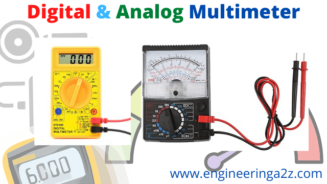 Digital analog multimeter