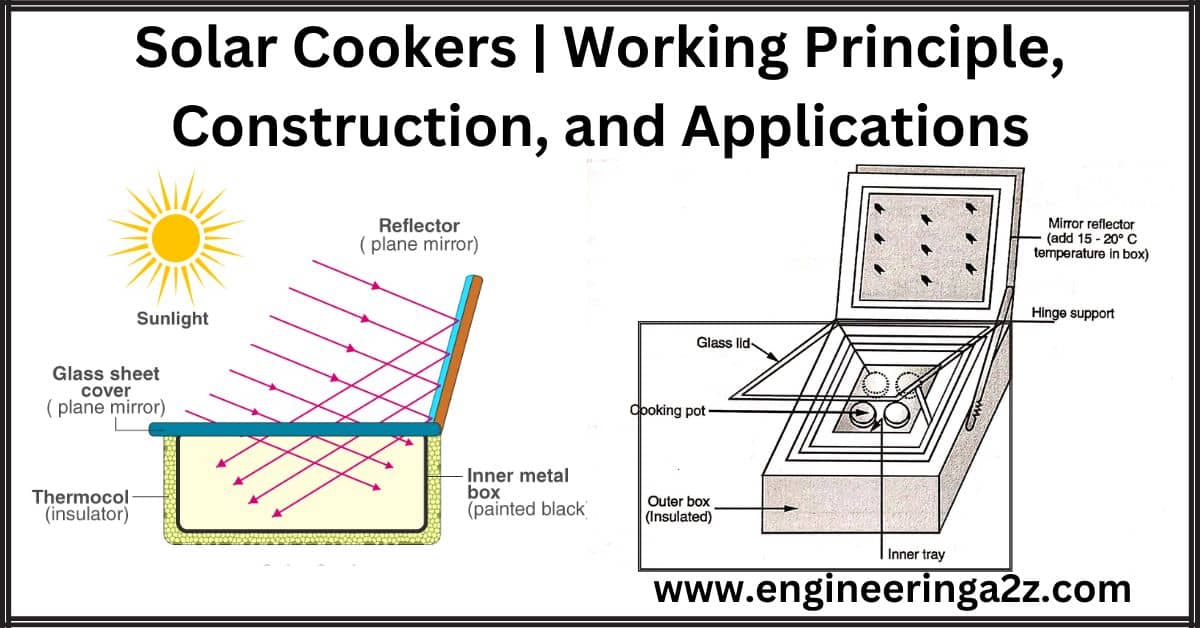 Solar Cookers | Working Principle, Construction, and Applications