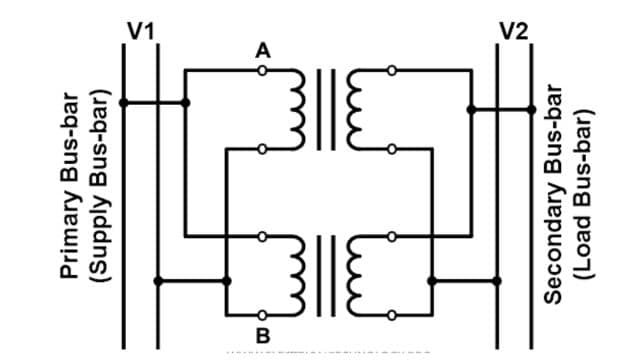 Parallel operation of single-phase transformers