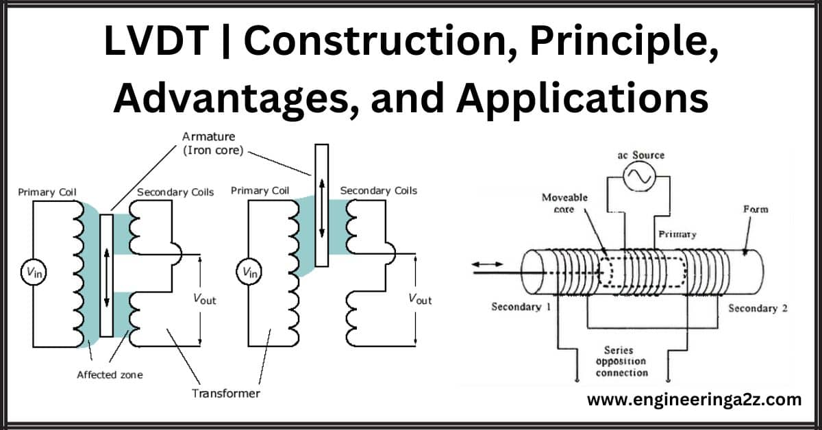 LVDT | Construction, Principle, Advantages, and Applications