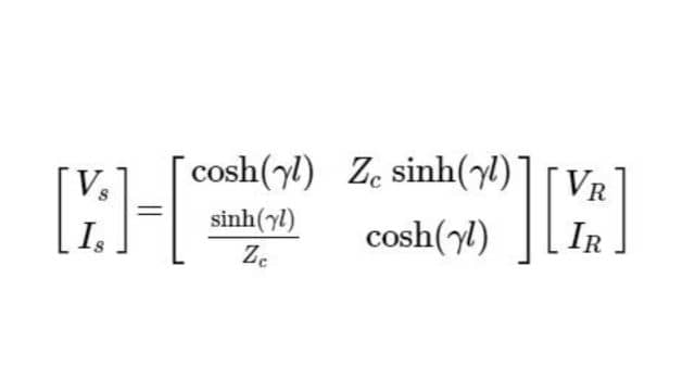 Modelling of Long Transmission Line