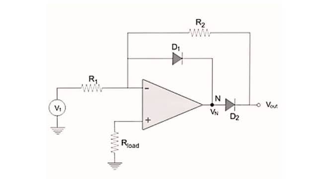 Op Amp Applications as Half Wave Rectifier