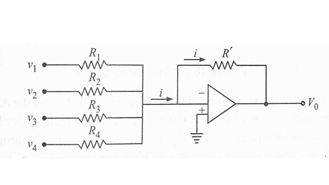 Operational adder or summer