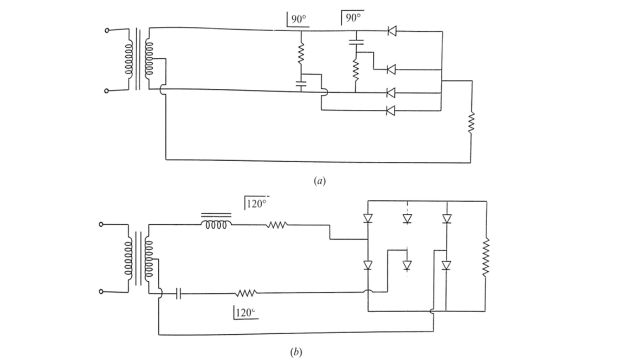 Phase splitting circuits