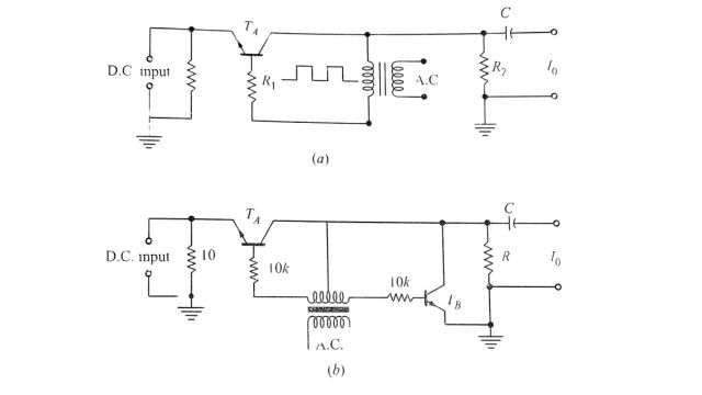Typical transistor chopper circuits