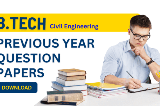 BTech Civil Engineering Previous Year Question Papers PDF