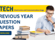 BTech ECE Previous Year Question Papers PDF – Semester Wise Download
