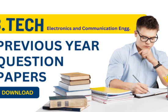 BTech ECE Previous Year Question Papers PDF – Semester Wise Download