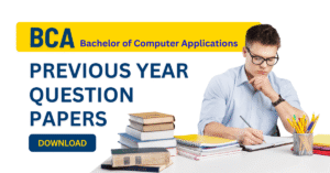 BCA Previous Year Question Papers PDF