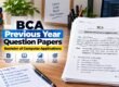 BCA Previous Year Question Papers PDF