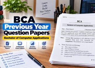 BCA Previous Year Question Papers PDF