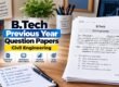 BTech Civil Engineering Previous Year Question Papers PDF