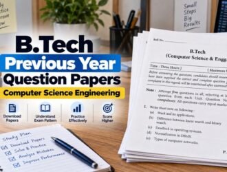 BTech Computer Science Engineering Previous Years Question Papers PDF