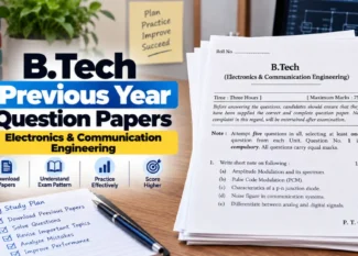BTech ECE Previous Year Question Papers PDF – Semester Wise Download