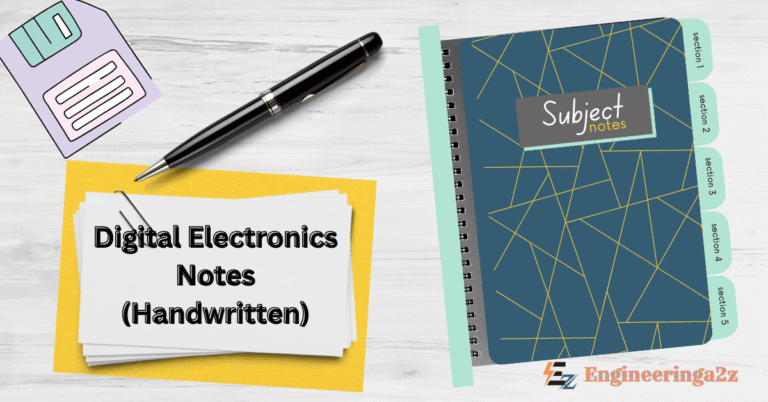 Digital Notes.pdf Digital Electronics Notes PDF (Handwritten) | Engineeringa2z ...