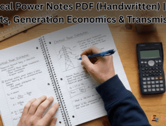 Electrical Power Notes PDF (Handwritten)