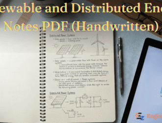 Renewable and Distributed Energy Notes PDF (Handwritten)