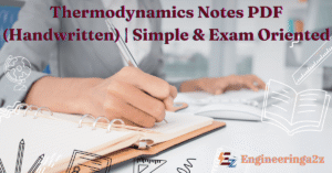 Thermodynamics Notes PDF (Handwritten)