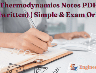 Thermodynamics Notes PDF (Handwritten)