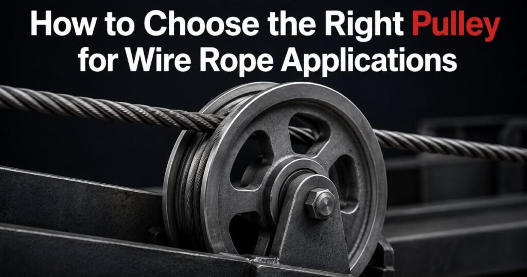 How to Choose the Right Pulley for Wire Rope Applications-compressed