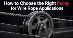 How to Choose the Right Pulley for Wire Rope Applications-compressed