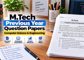 MTech Computer Science Engineering Previous Year Question Papers PDF